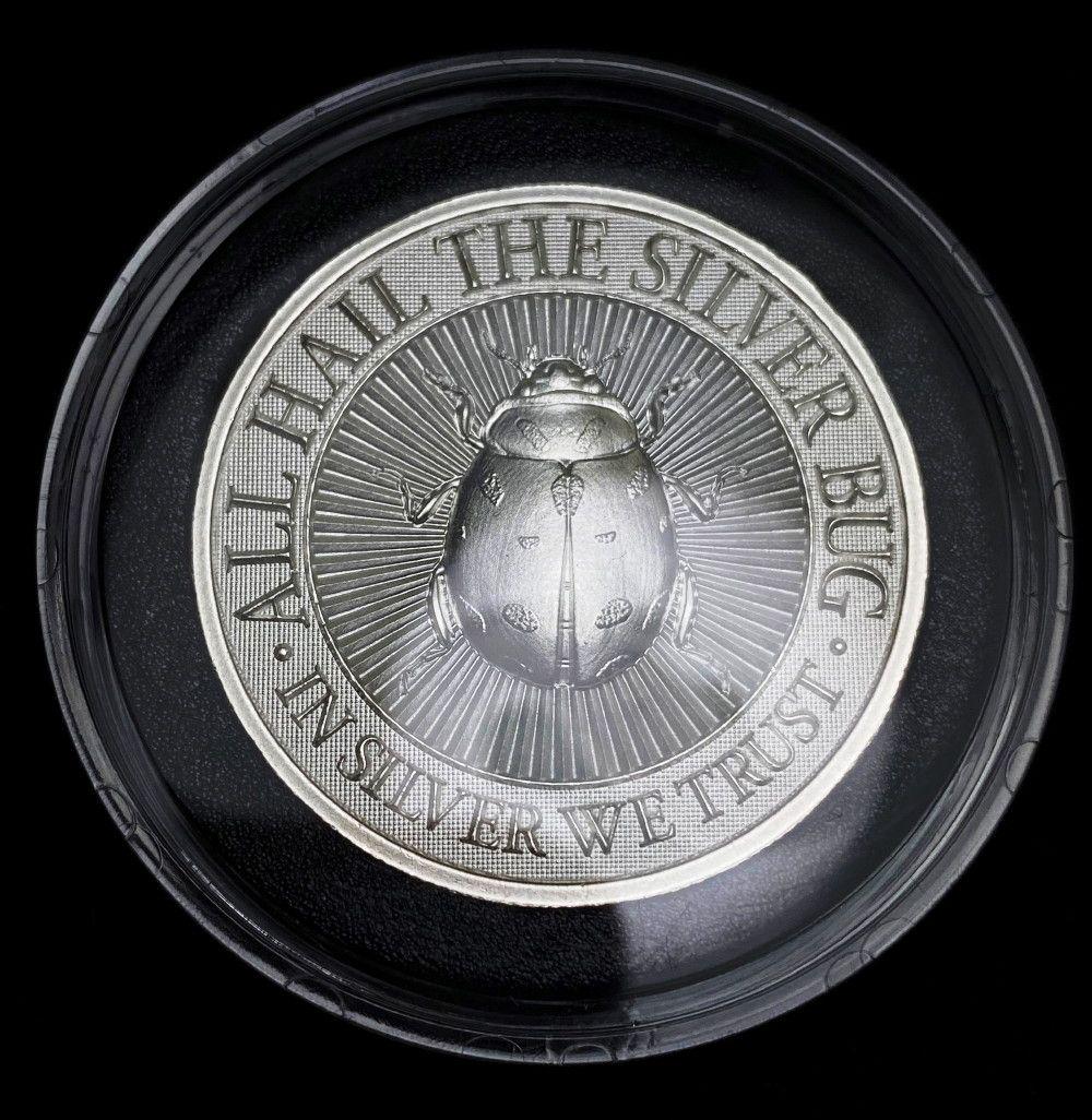 Intaglio Mint The Silver Bug Lady Bug UHR 2 Oz. Silver: Winner shall receive the exact coin shown here.