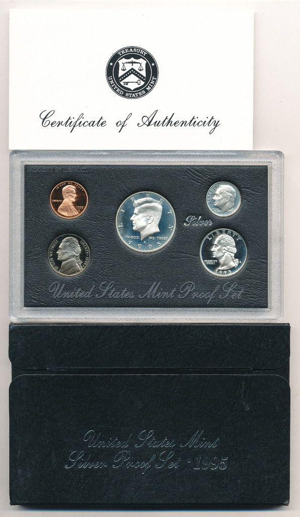 1995 United States Mint Silver Proof Set (1 of 4)