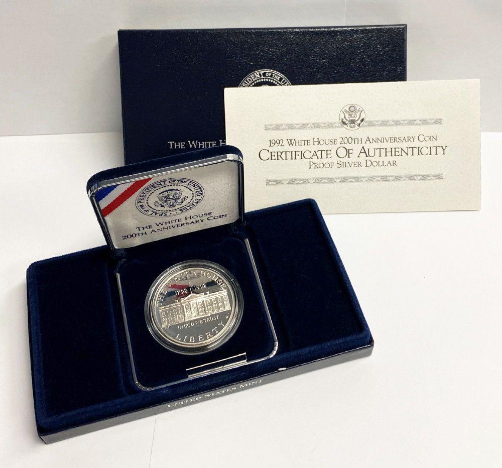 1992 White House Commemorative Proof Silver Dollar (1 of 6)