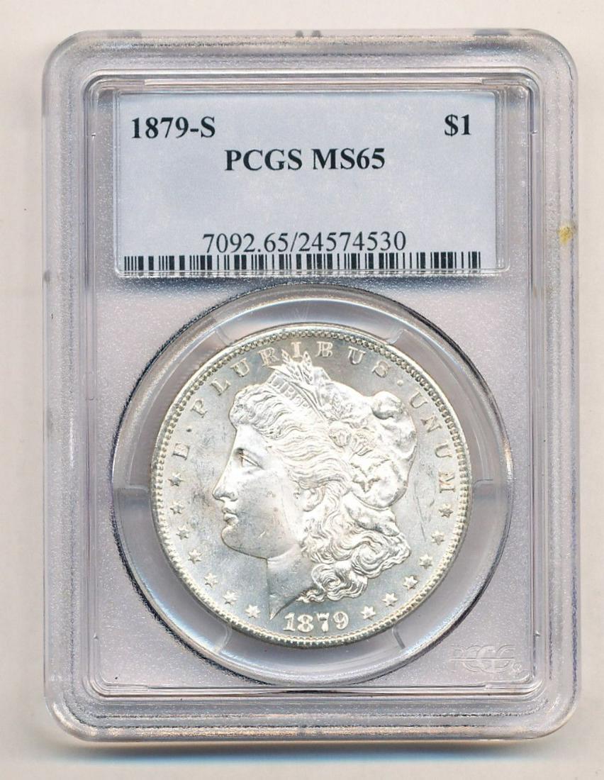 1879-S Morgan Silver Dollar PCGS MS 65 (1 of 2)