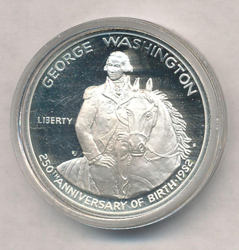 1982 George Washington Commem. Proof Silver Half Dollar (1 of 2)
