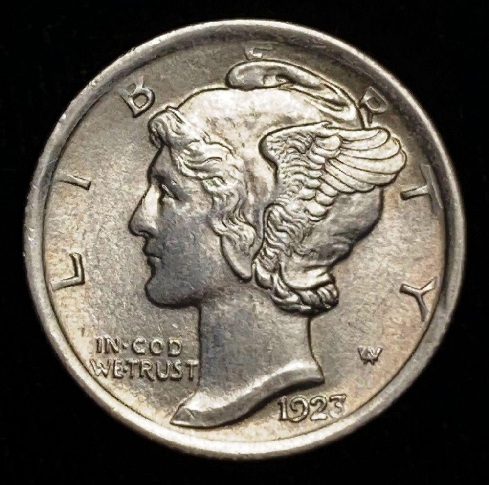 1923 Mercury 10 Cent MS64 Full Band FP (1 of 2)