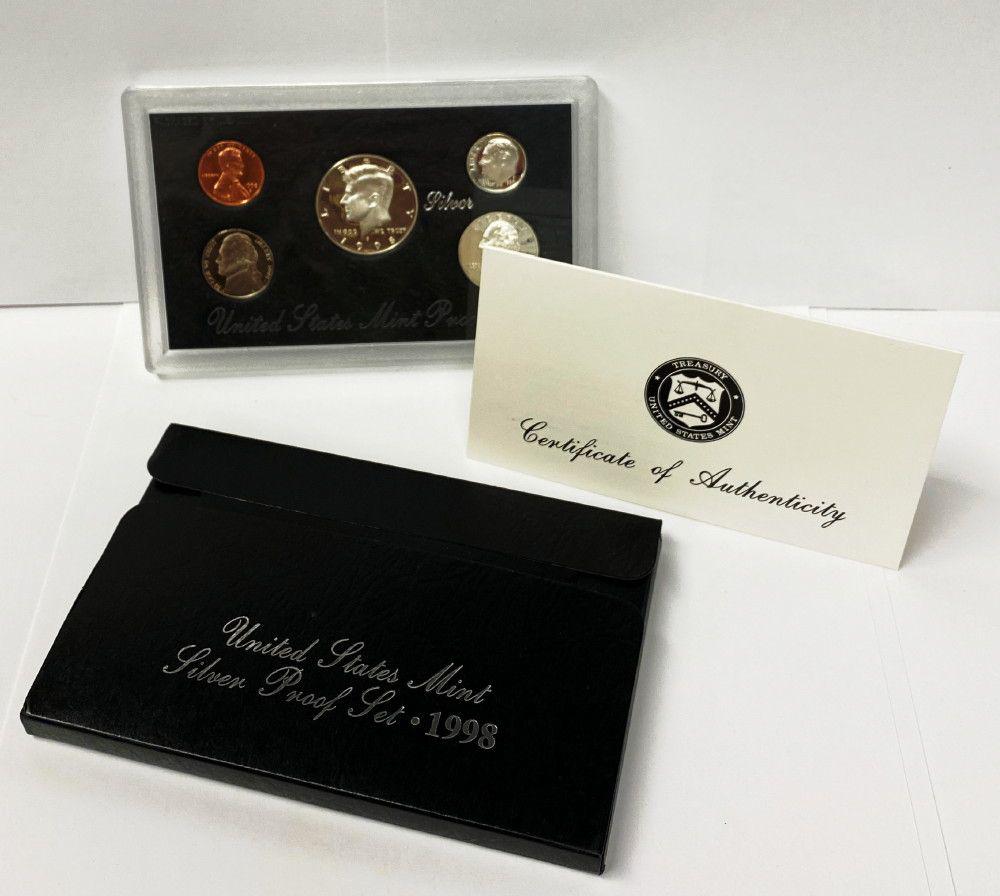 1998 United States Mint Silver Proof Set OGP (1 of 4)