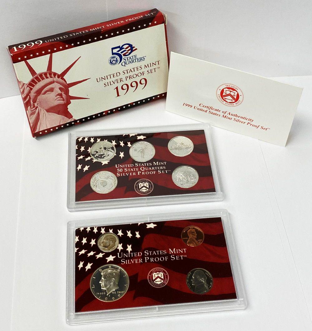 1999 United States Mint Silver Proof Set OGP (1 of 4)