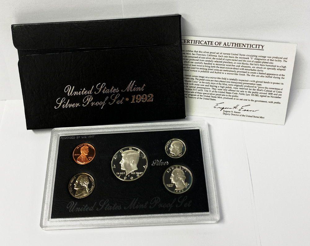 1992 United States Mint Silver Proof Set OGP (1 of 4)