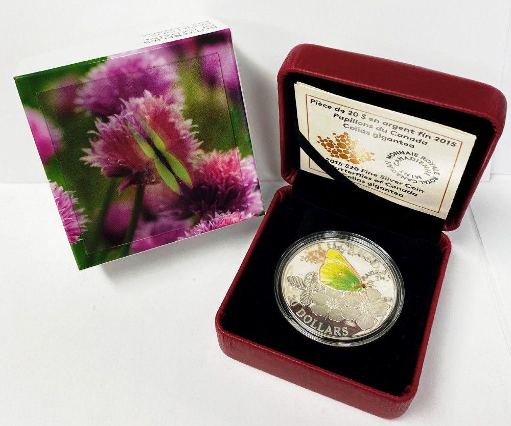 2015 $20 Butterflies Of Canada 1 oz. Silver (1 of 4)