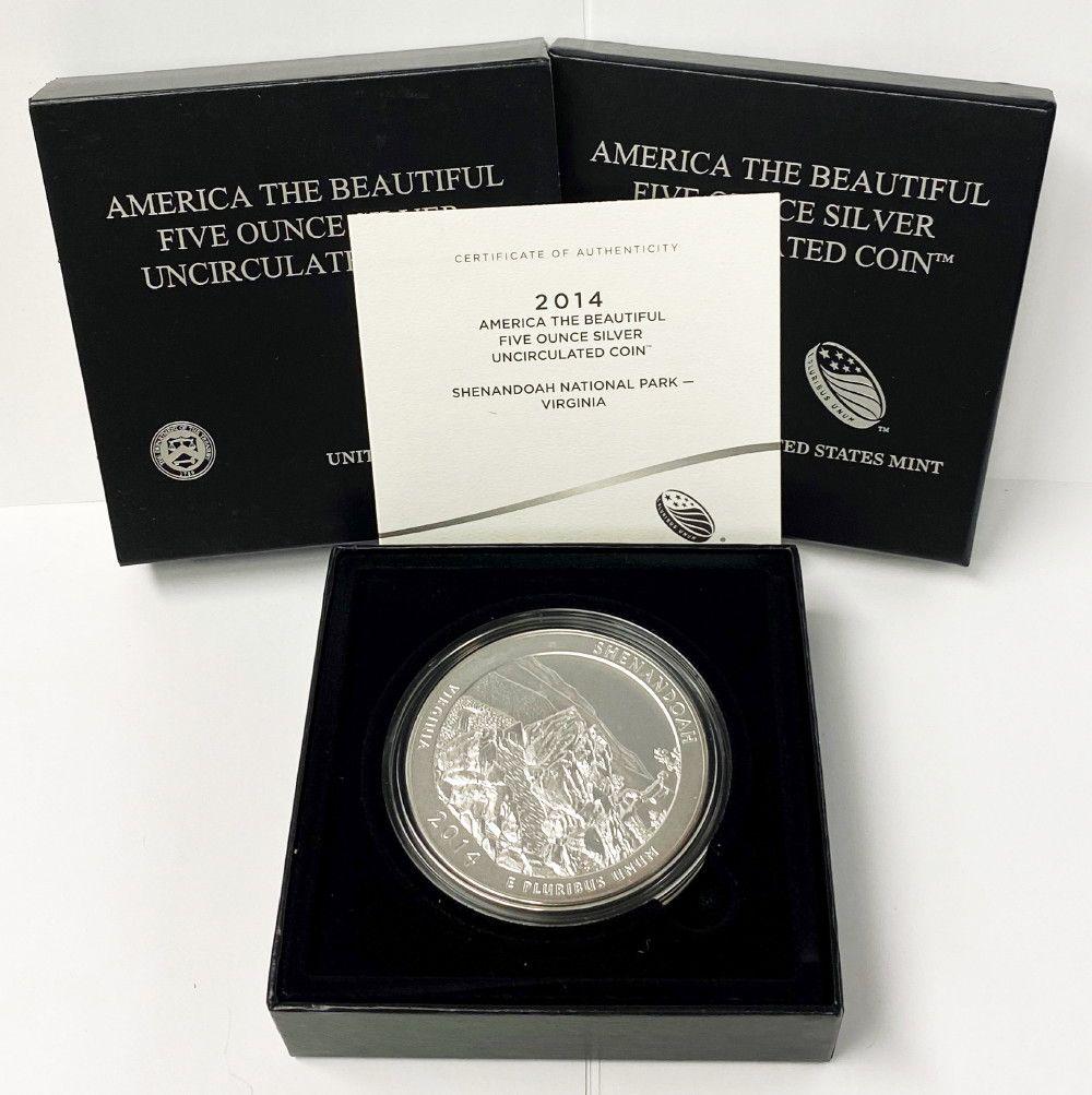 ATB 5 oz. Silver Collector Coin 2014 Virginia OGP (1 of 6)