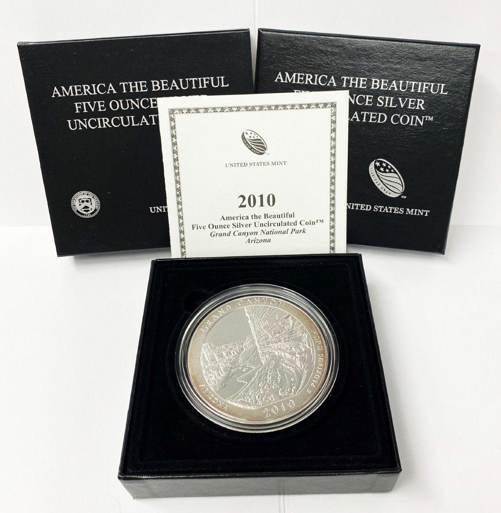 ATB 5 oz. Silver Collector Coin 2010 Arizona OGP (1 of 6)