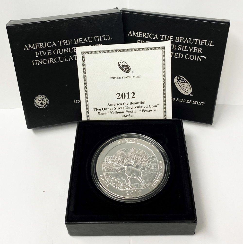 ATB 5 oz. Silver Collector Coin 2012 Alaska OGP (1 of 6)