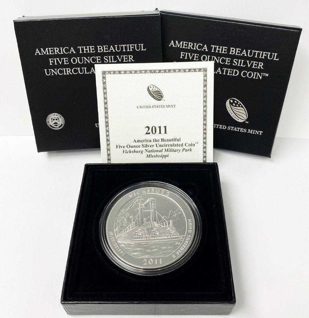 ATB 5 oz. Silver Collector Coin 2011 Mississippi OGP (1 of 6)