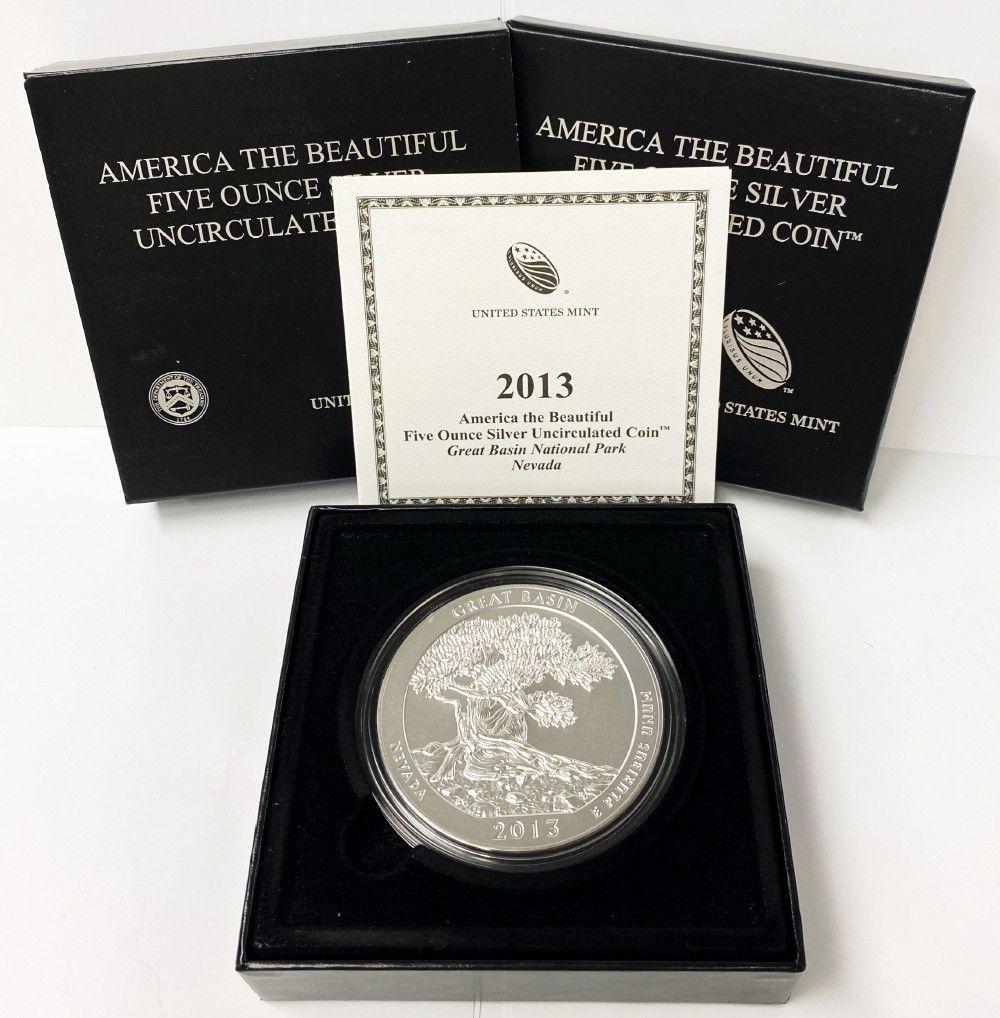 ATB 5 oz. Silver Collector Coin 2013 Nevada OGP (1 of 6)