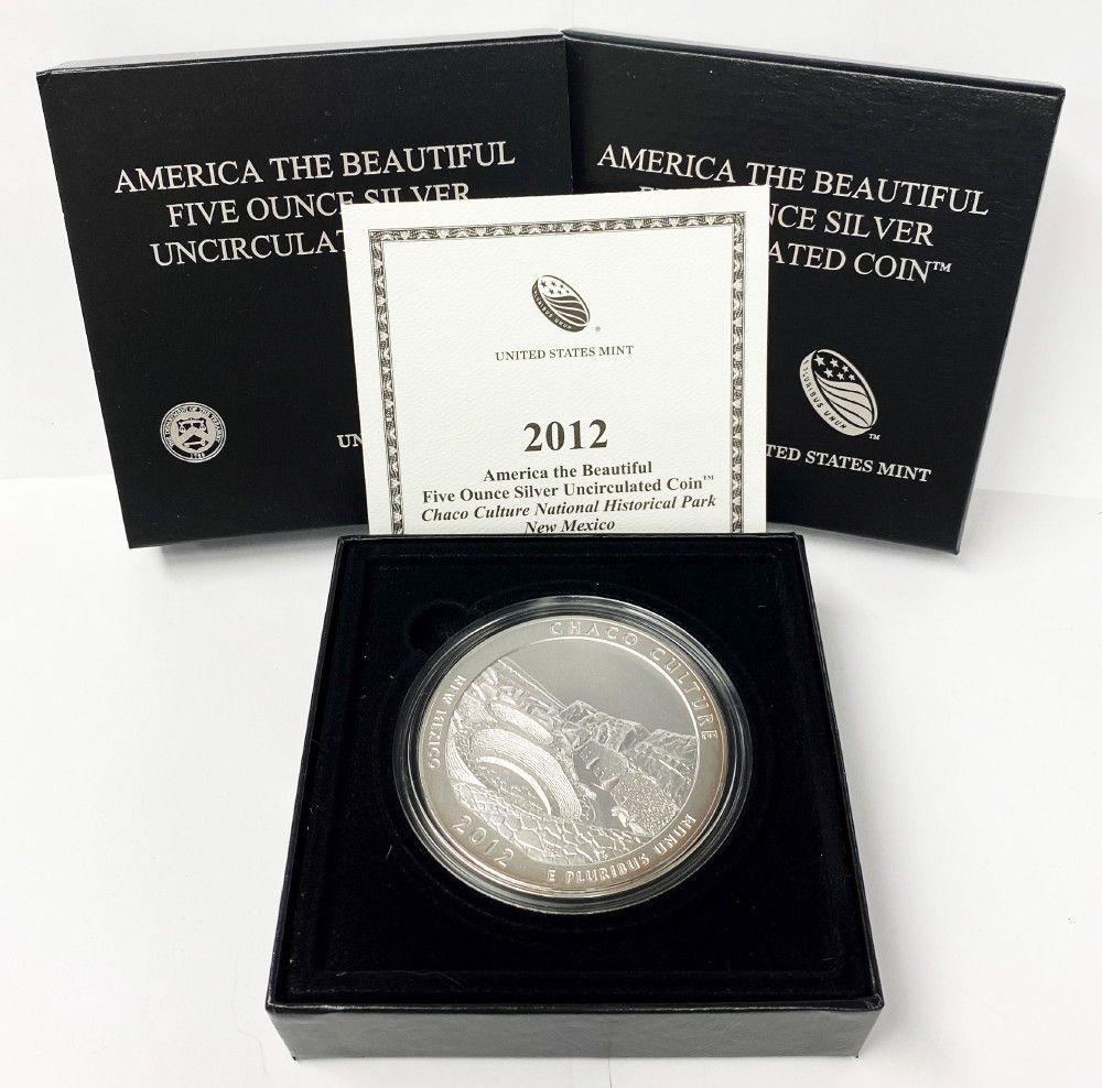ATB 5 oz. Silver Collector Coin 2012 New Mexico OGP (1 of 6)