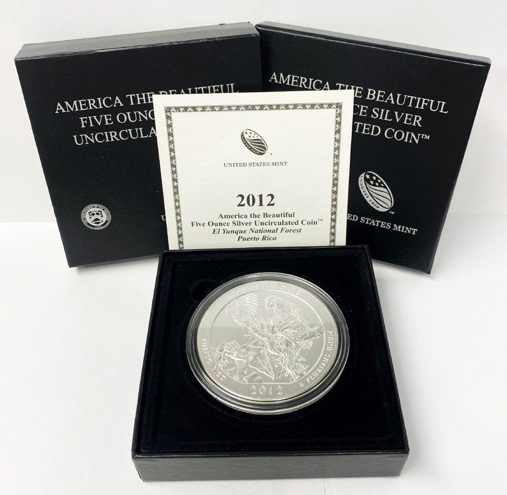 ATB 5 oz. Silver Collector Coin 2012 Peurto Rico OGP (1 of 6)