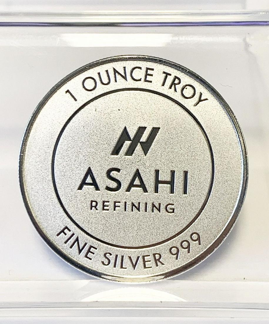Asahi Refining 1 oz .999 Fine Silver Round (1 of 2)