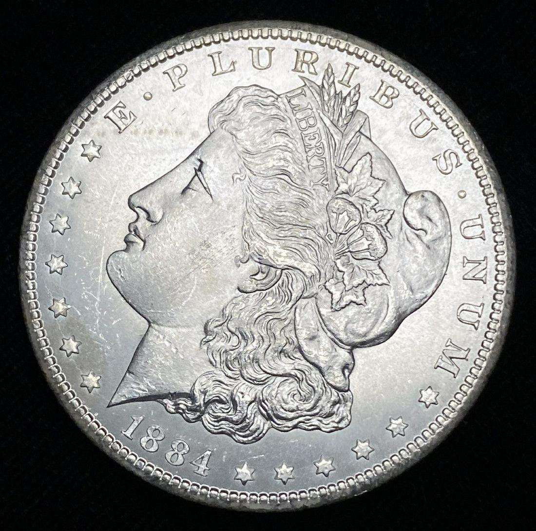 GSA CC Carson City 1884 Morgan Silver Dollar MS65 (1 of 4)