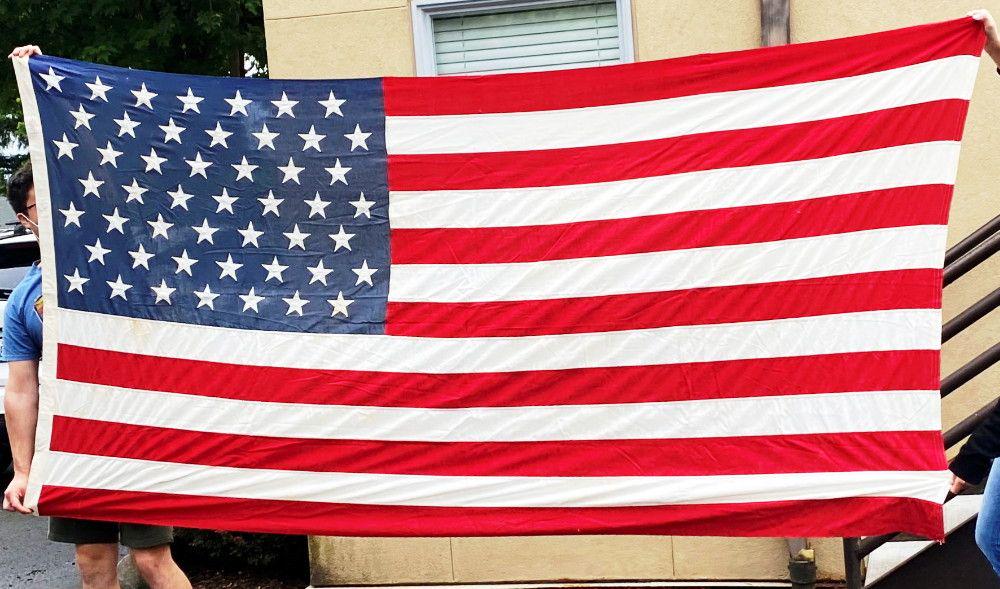 1959 49 Star Flag 9.5' X 5' (1 of 5)
