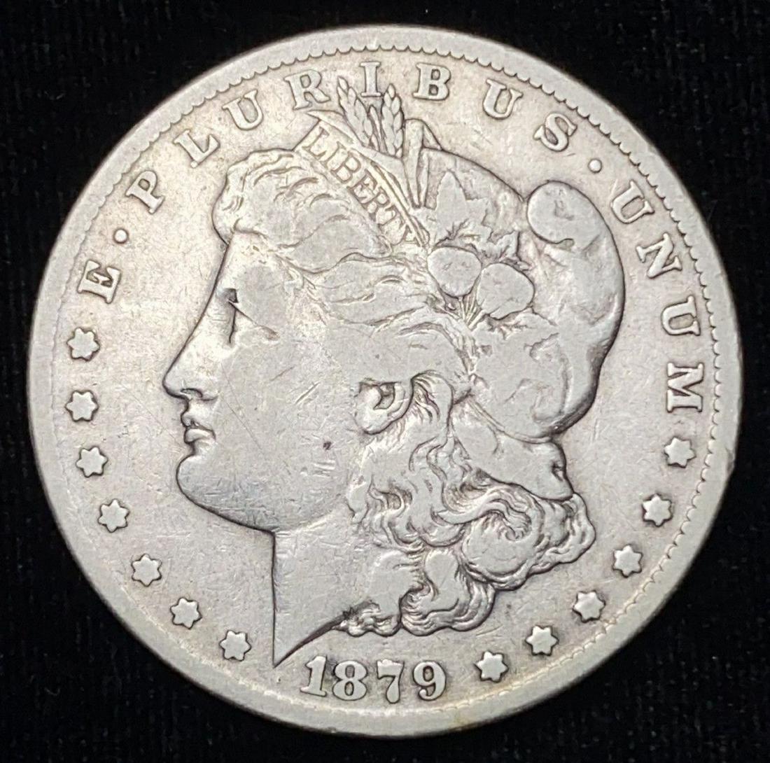 1879-CC Carson City Fine Morgan Silver Dollar (1 of 2)