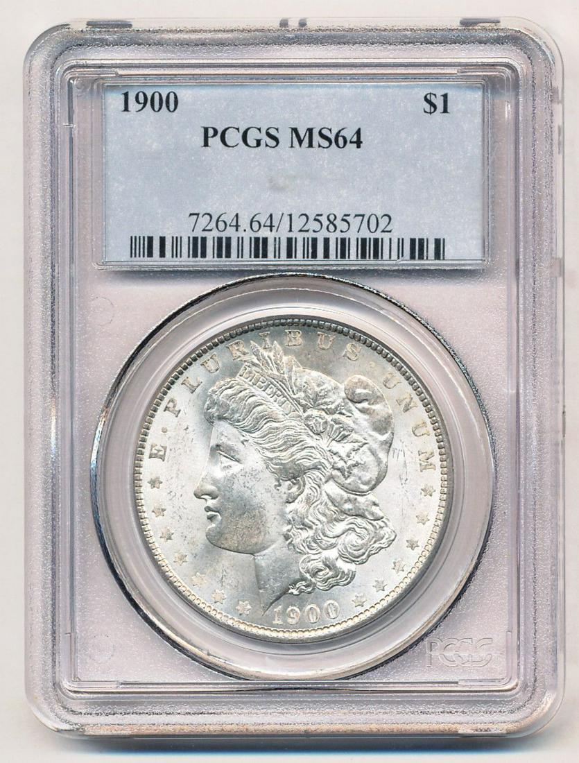 1900 Morgan Silver Dollar PCGS MS64 (1 of 2)