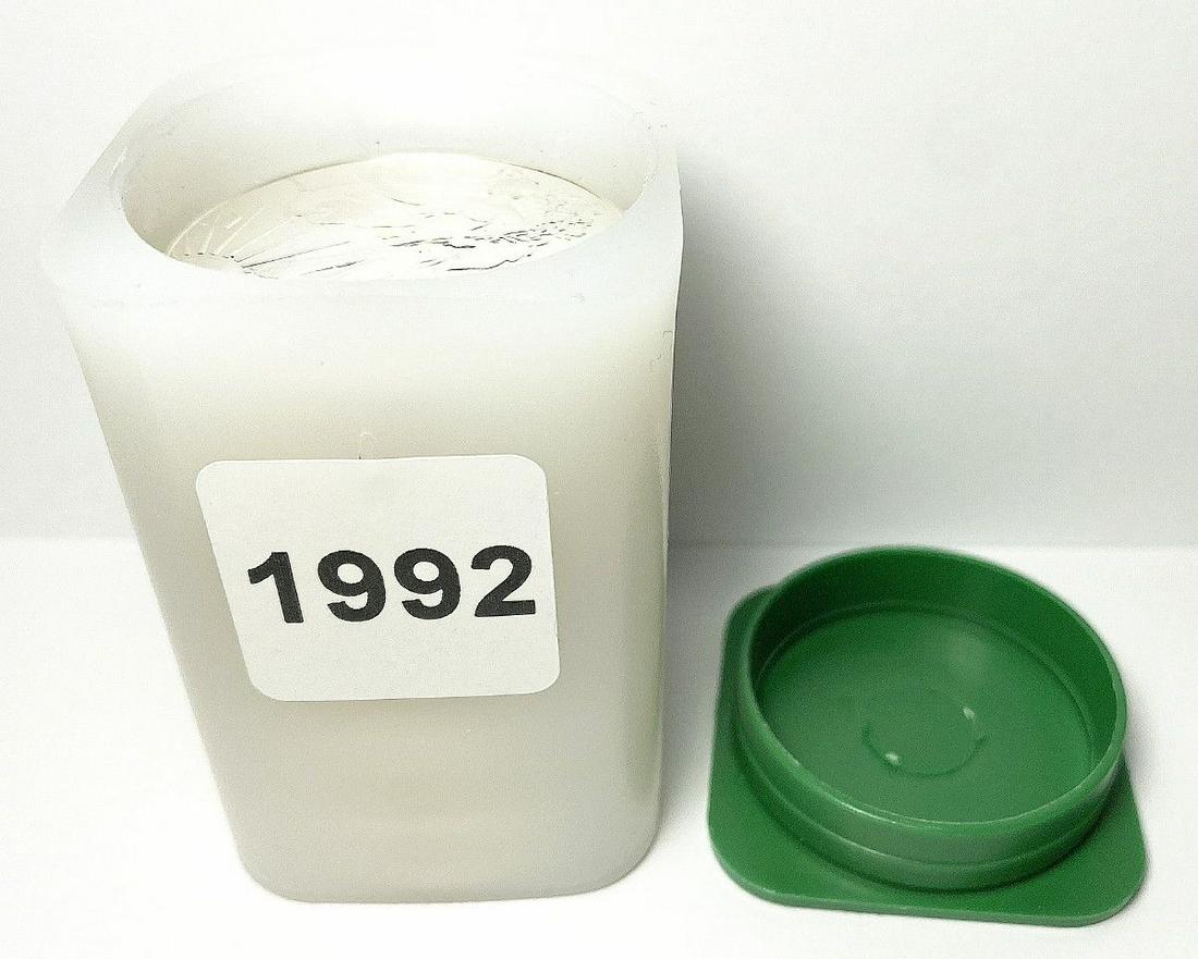 Original Treasury Roll 1992 (20-Coins) Silver Eagles (1 of 7)