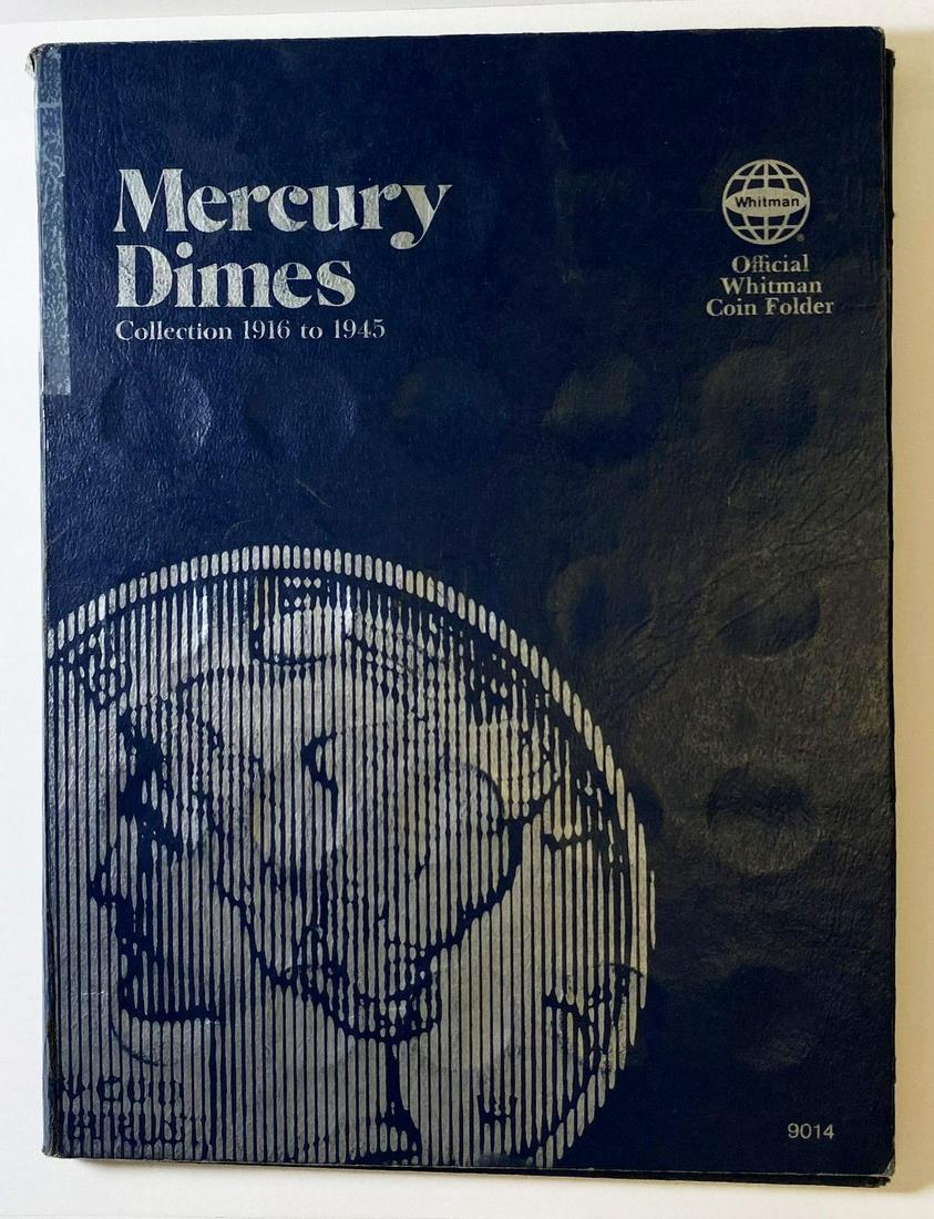 Partial Mercury 90% Silver 10c Set (76 Coins) 1916-1945 (1 of 5)