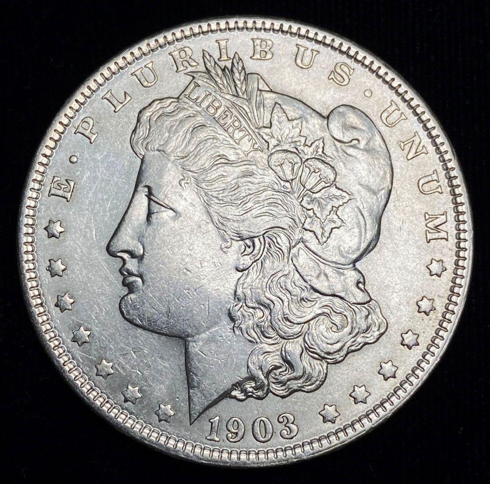 1903 Morgan Silver Dollar AU+ (1 of 2)