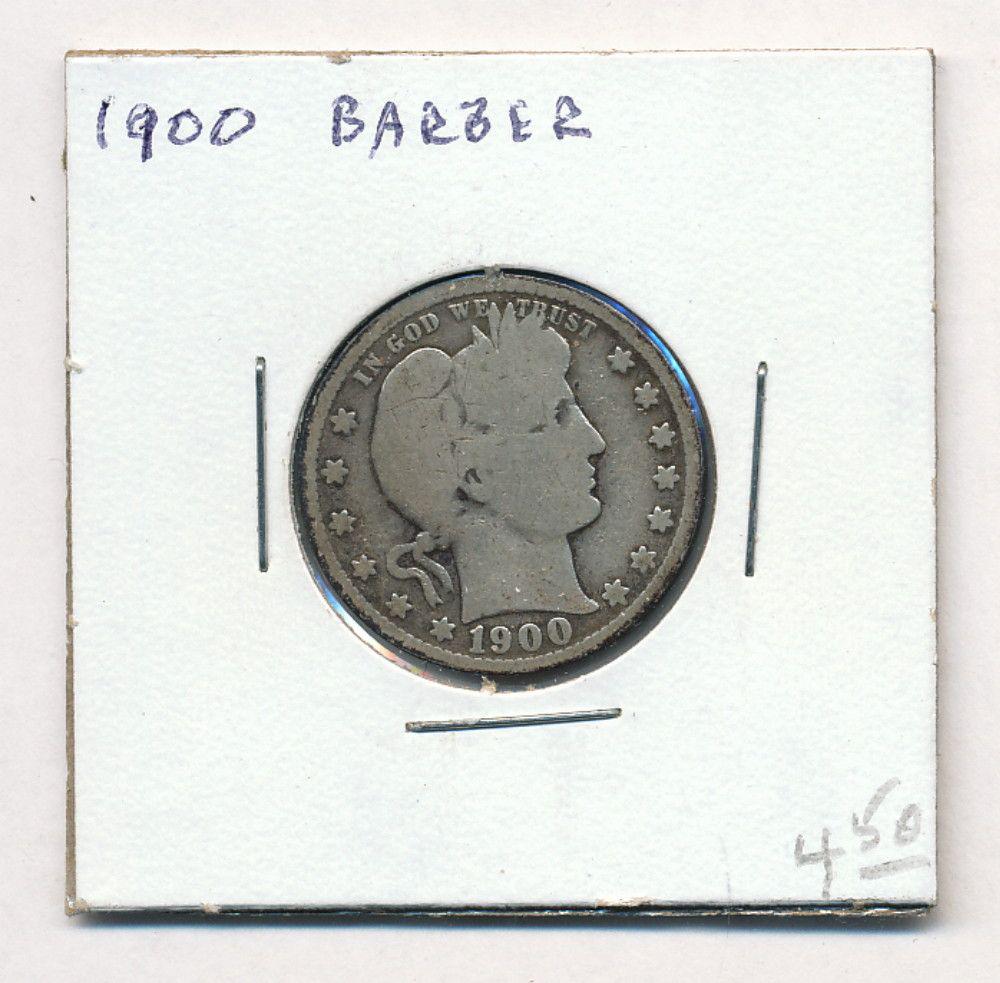 1900 Barber Silver Quarter (1 of 2)