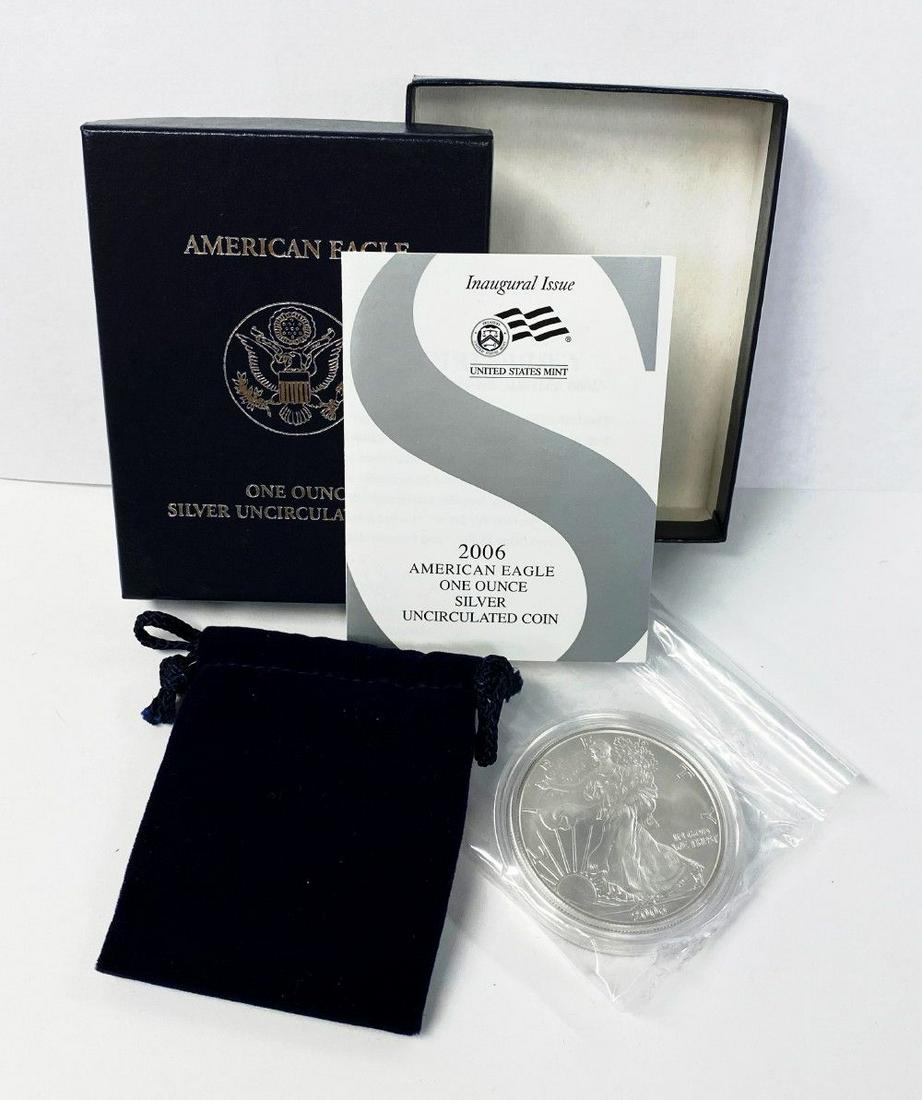 Burnished American Silver Eagle 2006-W (1 of 3)