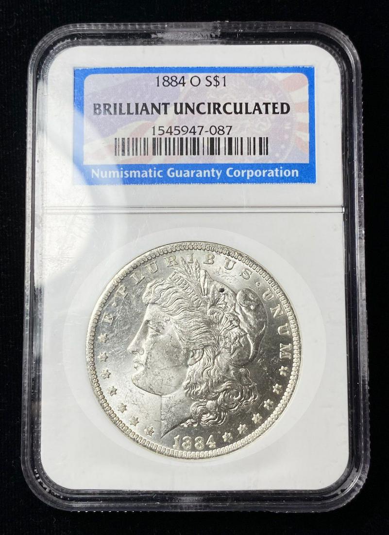 1884-O 1 oz Morgan $1 NGC Brilliant Uncirculated (1 of 2)