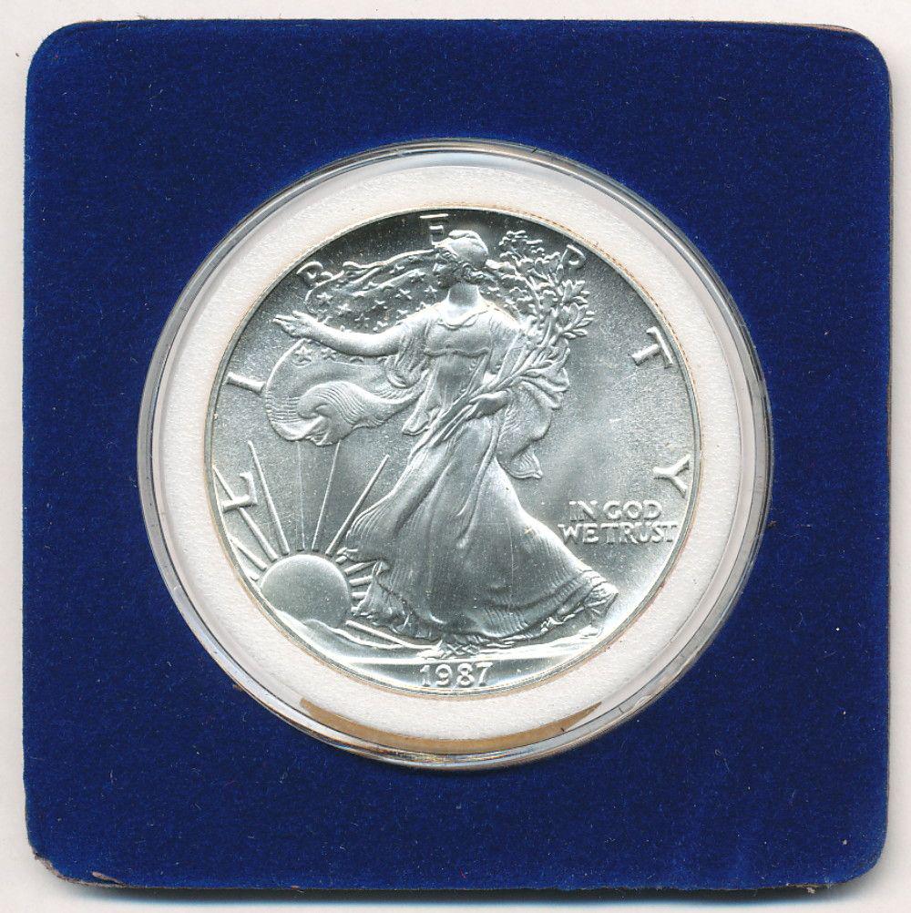1987 American Silver Eagle 1 oz (1 of 2)