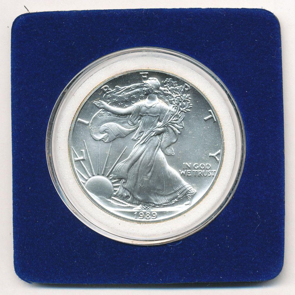 1989 American Silver Eagle 1 oz (1 of 2)