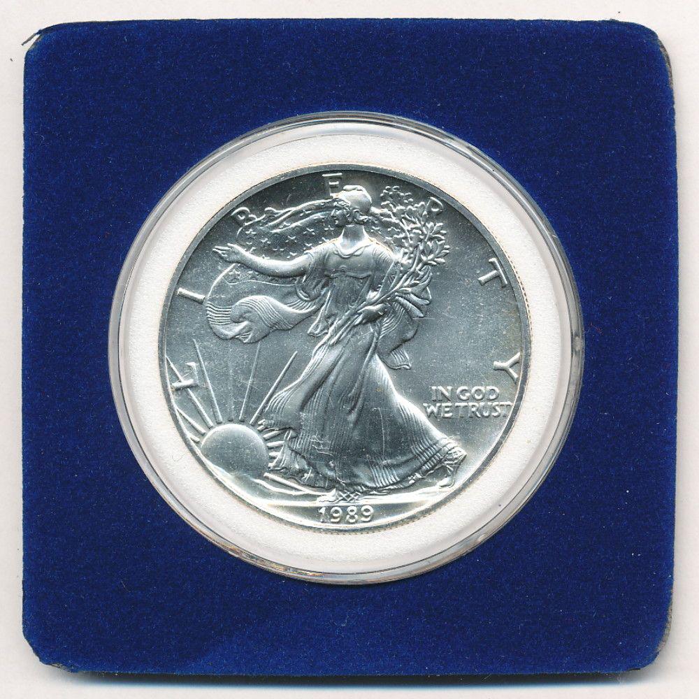 1989 American Silver Eagle 1 oz (1 of 2)