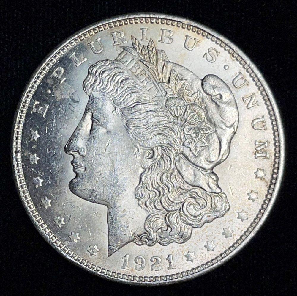 Exceptional Looking 1921 Morgan Silver Dollar (1 of 2)