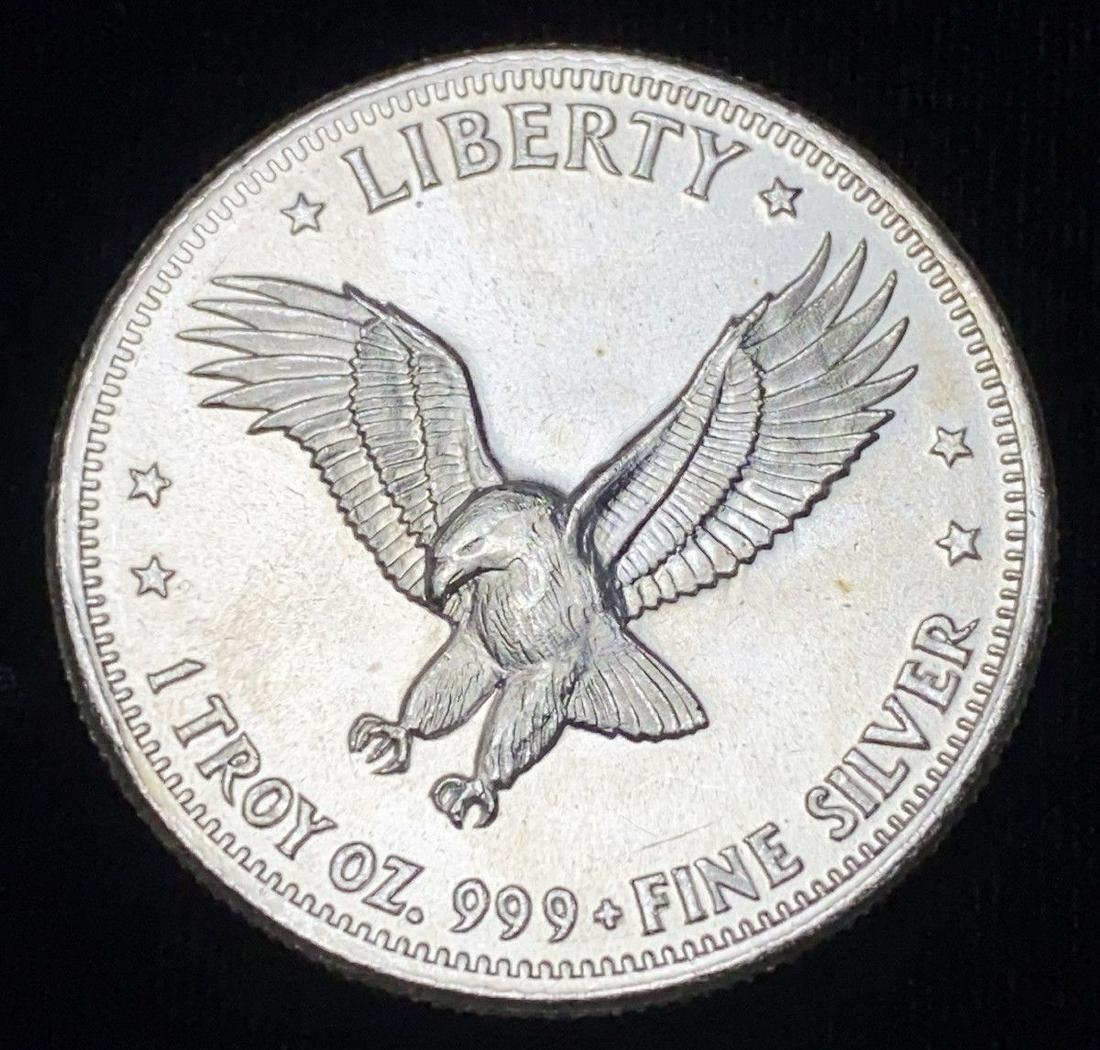 1981-S Liberty Flying Eagle 1oz .999 Fine Silver Round (1 of 2)
