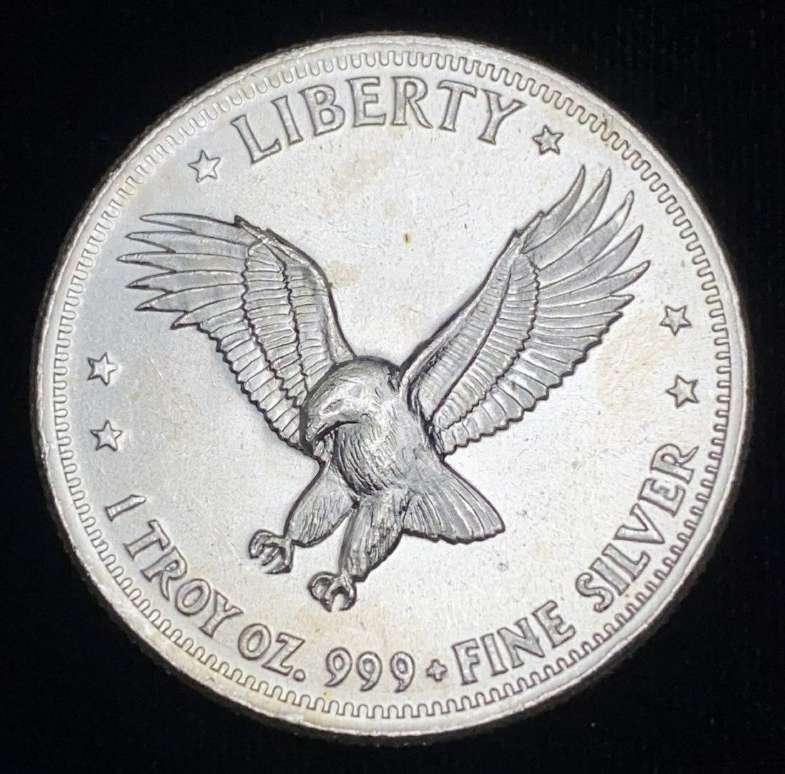 1981-S Liberty Flying Eagle 1oz .999 Fine Silver Round (1 of 2)