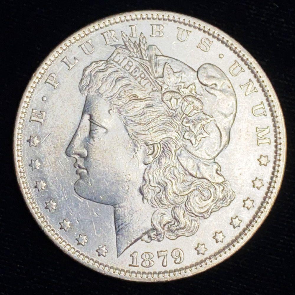 1879 Morgan Silver Dollar AU (1 of 2)