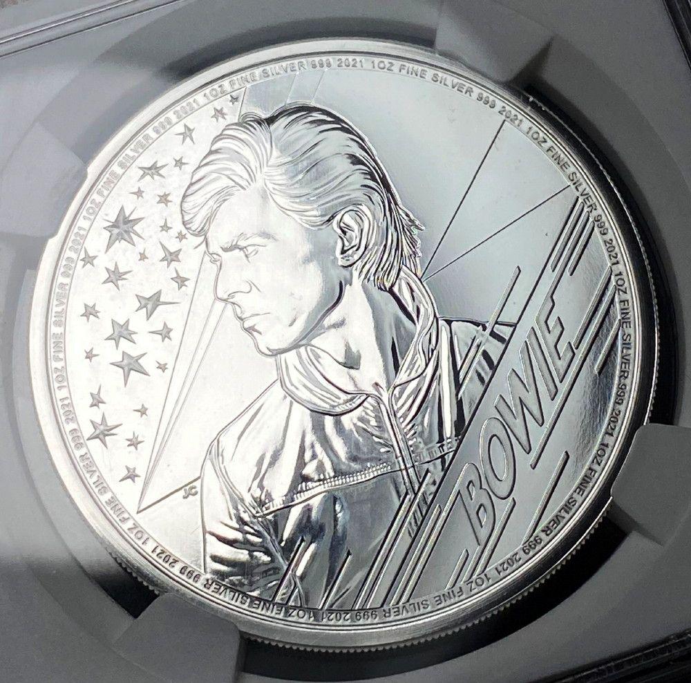 2021 David Bowie 1 oz Silver NGC MS69 (1 of 4)