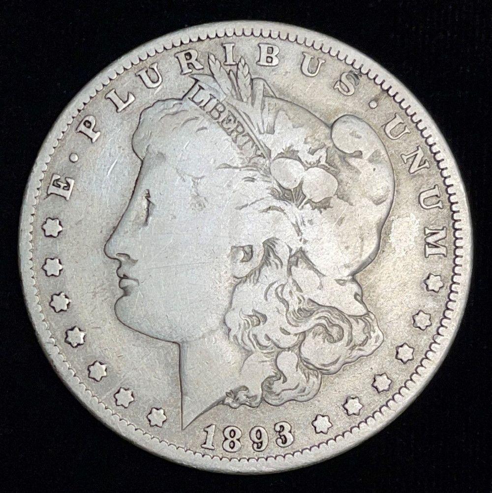 1893-O Morgan Silver Dollar VG (1 of 2)