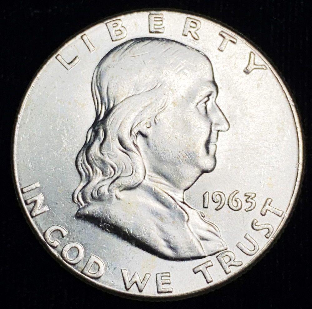 1963 Franklin Silver Half Dollar G (1 of 2)