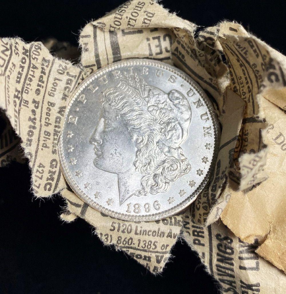 Roll (20) From Unearthed Hoard 1896-P Morgan: Winner will receive 1 Original Roll (20-coins) of these amazing Unearthed Morgans. I have to say, this lot is one of the most well-preserved treasure troves of BU Morgan Silver Dollars that I have see