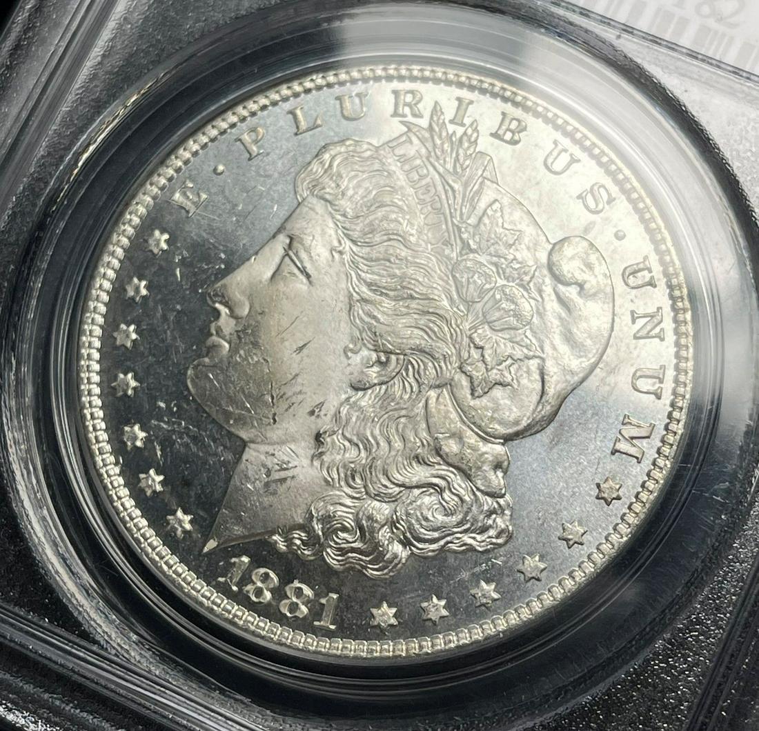 1881 Morgan Silver Dollar PCGS MS64PL (1 of 11)