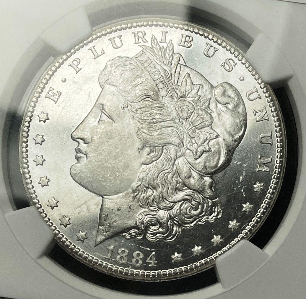 1884-CC Carson City Morgan Silver Dollar NGC MS65PL (1 of 10)