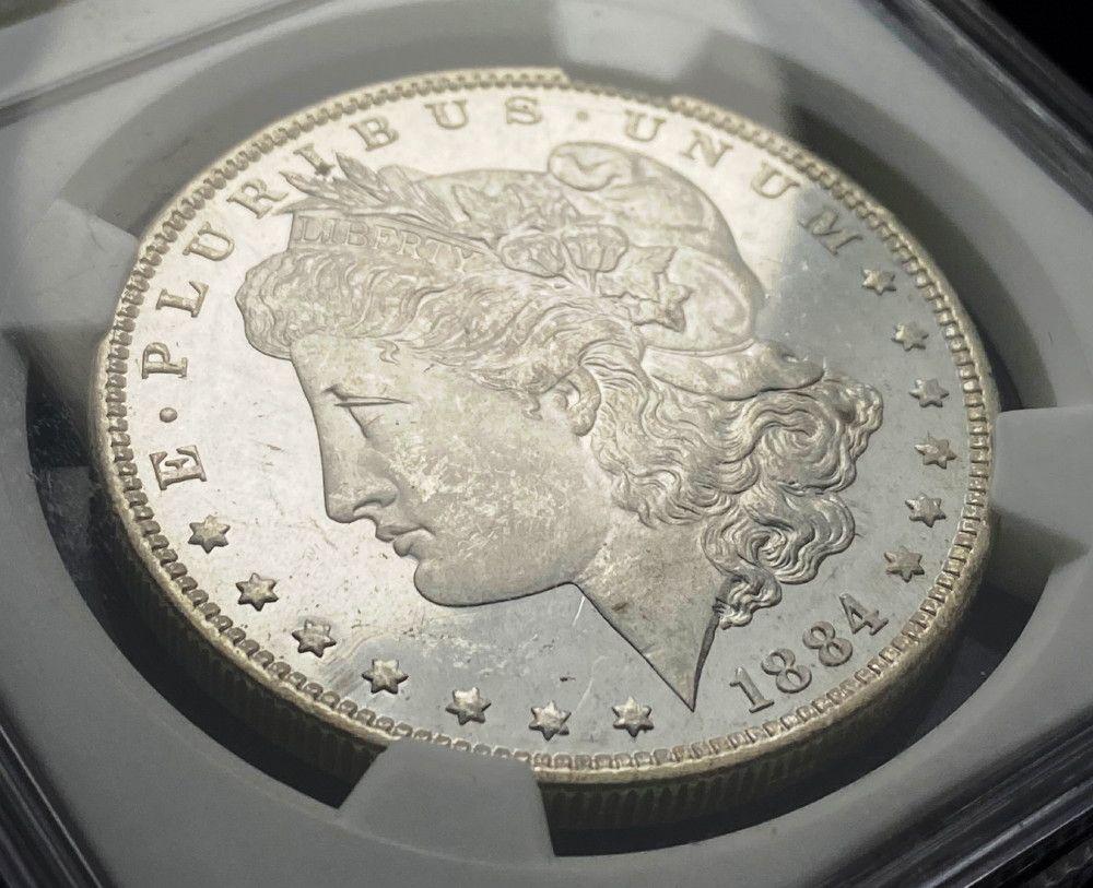 1884-O Morgan Silver Dollar NGC MS64PL (1 of 8)