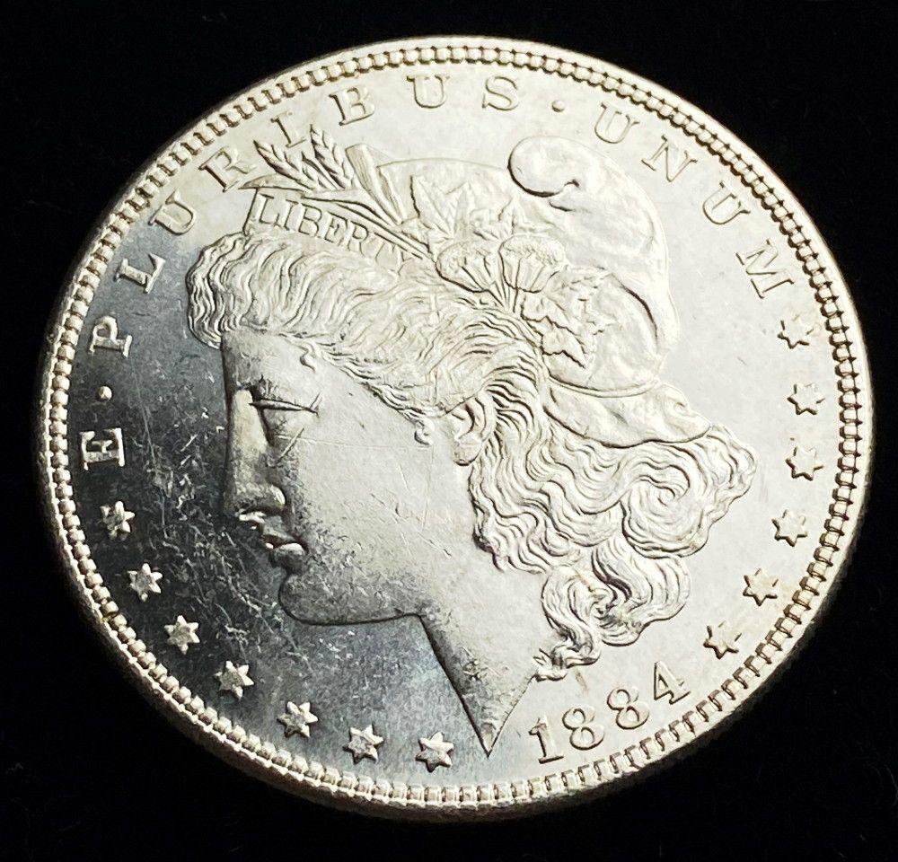 1884 Morgan Silver Dollar MS64 Prooflike (1 of 5)