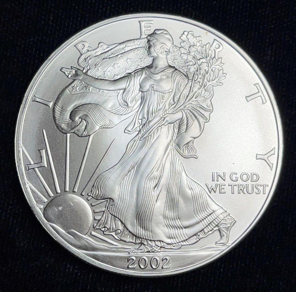 2002 American Silver Eagle MS69 (1 of 2)