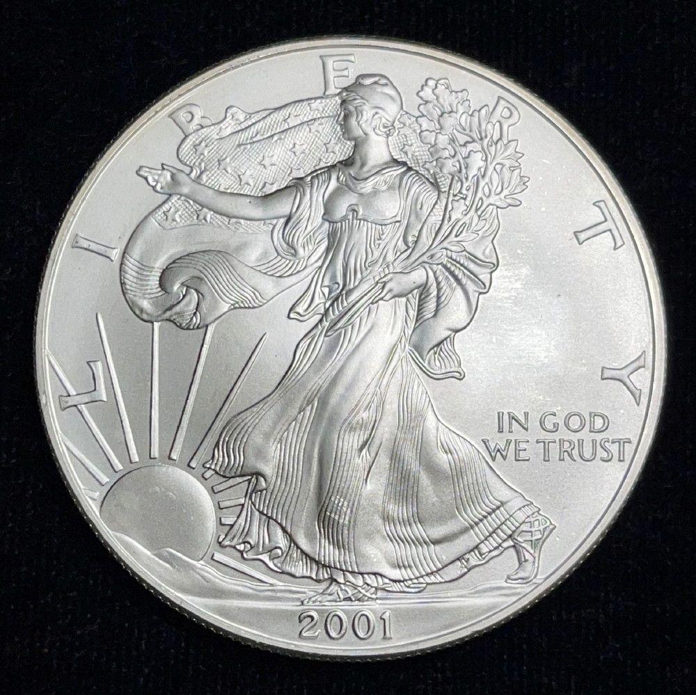 2001 American Silver Eagle MS69 (1 of 2)