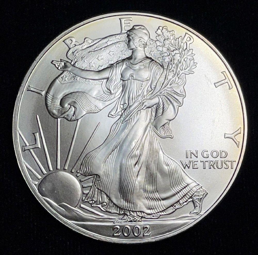 2002 American Silver Eagle MS69 (1 of 2)