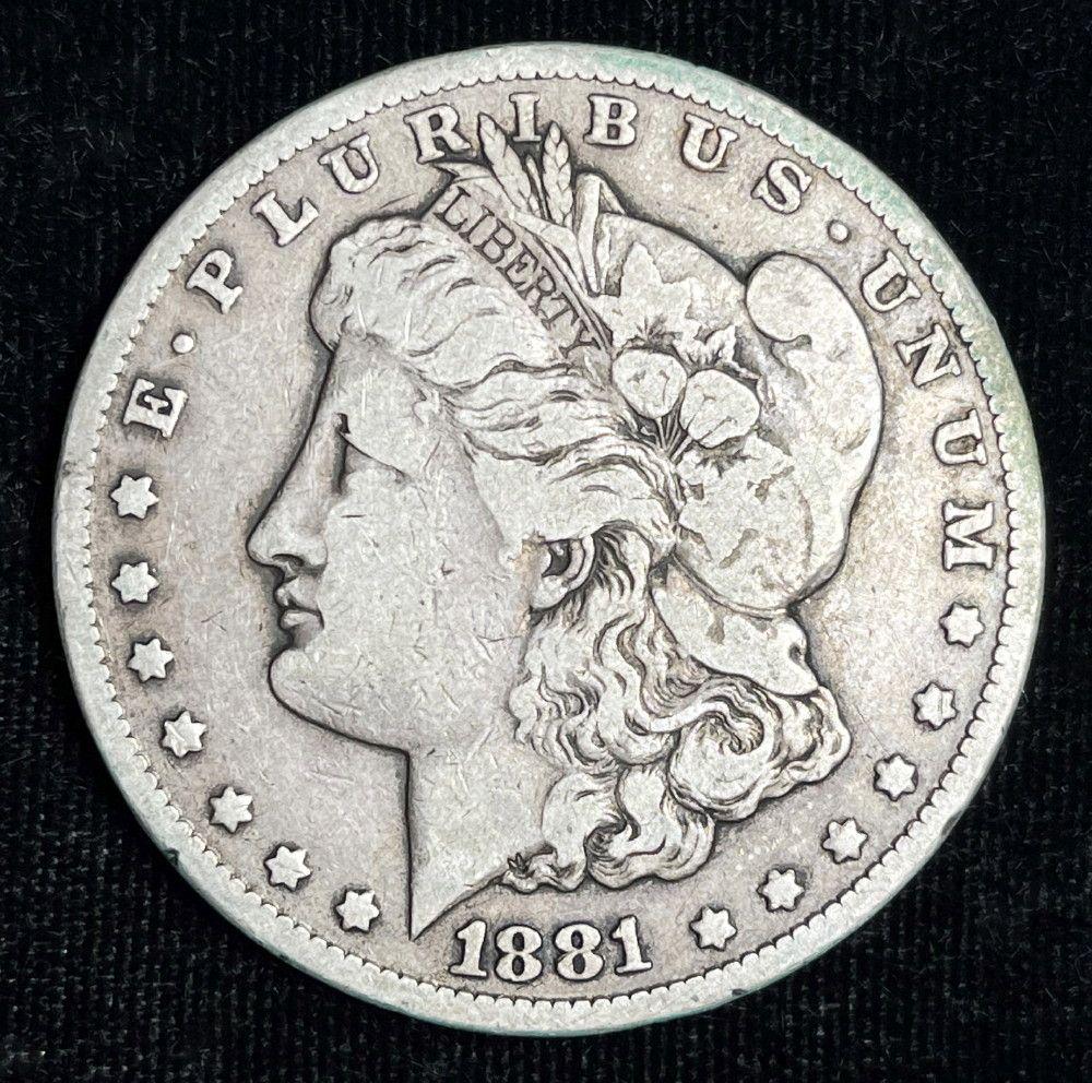 1881-CC Carson City Morgan Silver Dollar Fine (1 of 5)