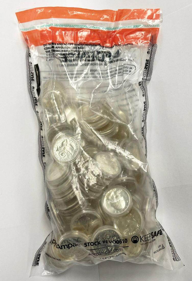 (100) Proof Silver 1976-S Washington Quarters (1 of 8)