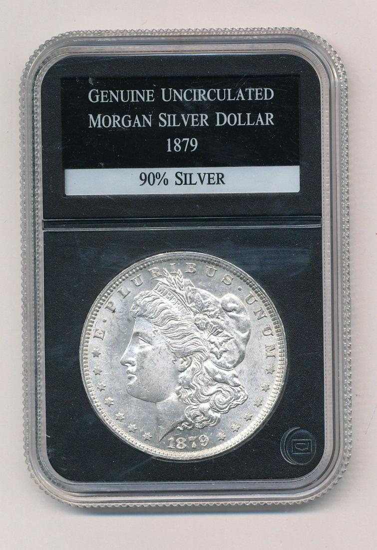 1879 Morgan Silver Dollar Uncirculated Coin (1 of 2)