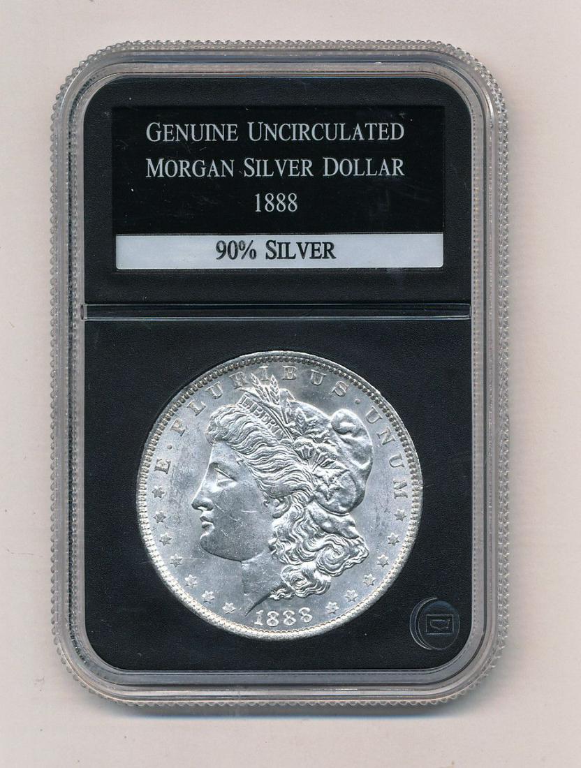 1888 Morgan Silver Dollar Uncirculated Coin (1 of 2)